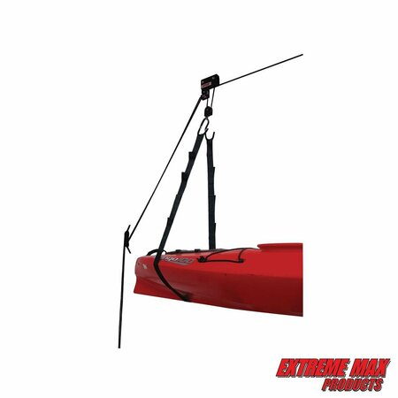 Extreme Max Extreme Max 3004.0204 Kayak/Canoe/Bike/Ladder Hoist&Lift Storage in Shop or Garage-120 lbs. Capacity 3004.0204